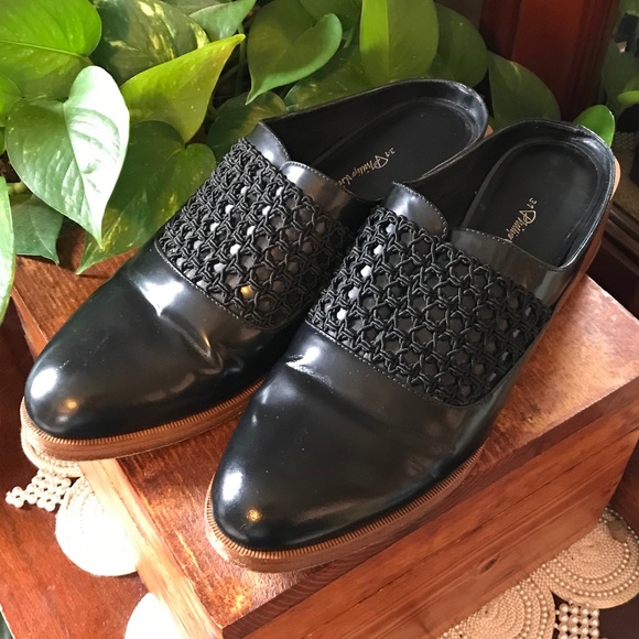 3.1 Phillip Lim Shoes - Claridge Open Weave Leather Mule